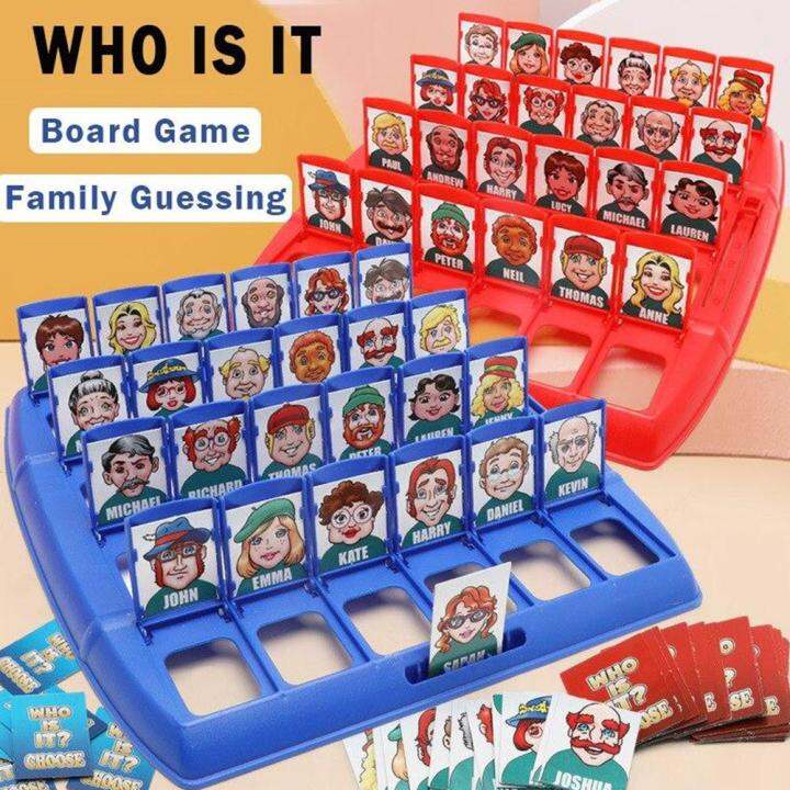 Who Is It Board Game Memory Training ParentChild Interactive