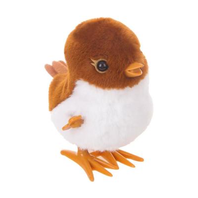 Bird Plush Toy Bird for Wind up Cartoon Animal Wind-Up Jumping Cute Sparrow Learning to Crawl Plush Bird Toys for Kids Birthday Party Favors Prizes Goodie Bags Treasure Box very well