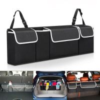 hotx 【cw】 Car Organizer Backseat Storage Capacity Multi-use Oxford Back Organizers Interior Accessories