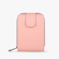 Credit Card Holder Money Pouch Card Protect Case Pocket Purse PU Leather Card Holder Zipper Card Holder