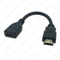 ตัวแปลงสายเคเบิลอะแดปเตอร์ Hdmi ตัวผู้เป็นตัวแปลงมุมขวาตัวขยายแบบหมุน90องศาสำหรับ3d 1080P Hdtv Xbox Ps3 Dvd