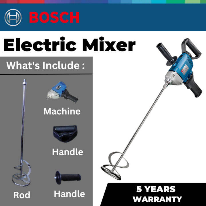 Bosch Electric Mixer 800W Paint Blender Cement Tool Stirrer Grout