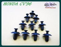 HONDA CIVIC year 1996 AIR VENT CLIP SET (10 PCS.) "BLACK" #กิ๊บช่องลมฝากระโปรง สีดำ เซ็ท 10 ชิ้น