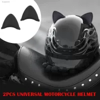 ◆❆☎ 2pcs Universal Motorcycle Helmet Cat Ears Decoration Accesso Helmet Sport Corner Horns Decoration Motorcycle Outdoor Devil Z3M6