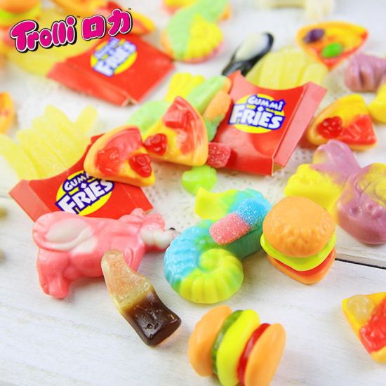 Kẻo dẻo trolli trái cây candy frucht gummi weim gummi 100% from germany - ảnh sản phẩm 2