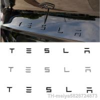 【hot】✥  Car Front Hood Emblem Sticker Decoration for Tesla Letters 3 S X Y Roadster Rear Accessories