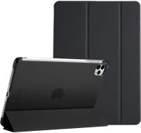 เคส iPad Pro 12.9 รุ่นที่ 4 2020 และ 2018, [รองรับ Apple pencil 2 การชาร์จ] Slim Stand Hard back SHELL Smart Cover สำหรับ iPad Pro 12.9 "4th Gen 2020 / iPad Pro 12.9" 3rd Gen 2018-สีดำ