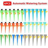 6Pcs Automatic Watering System Garden Watering Spike Kits Auto Drip Irrigation for Plants Flower Drip Irrigation Garden Supplies Watering Systems  Gar