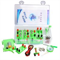 Physics Labs Circuit Learning Kit Basic Electricity Discovery Principles Kit for Science Study Parallel Experiment Parts
