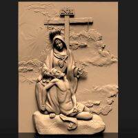 STL 3D Model Rlief Religion for CNC Router Artcam Aspire Cut3d 3D Printer Bas Relief_73 Nails Screws Fasteners