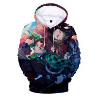 Sudadera con capucha para hombre y mujer, suéter Unisex con estampado 3D de Demon Slayer Kimetsu No Yaiba, ropa de otoño e invierno, 2021