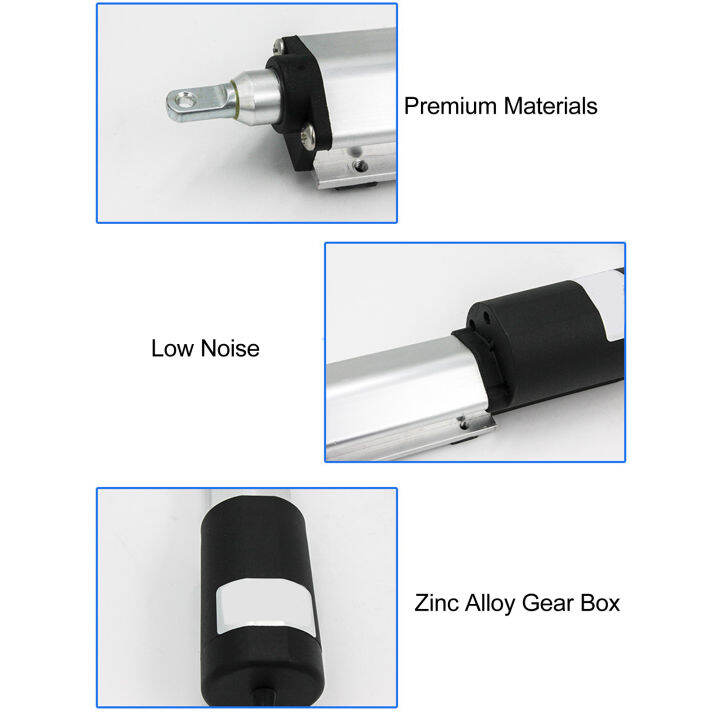 แรงขับ100n-ไฟฟ้ากระแสตรง12v-70mm-สำหรับเครื่องจักรตัวกระตุ้นเชิงเส้นไฟฟ้าแบบมอเตอร์ที่มีประสิทธิภาพสูง