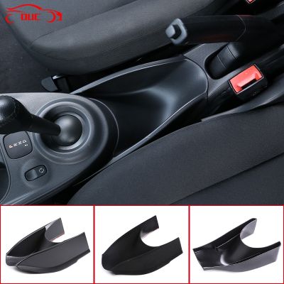 ABS Car Armrest Center Handbrake Storage Box For Smart 453 Fortwo Forfour 2015-2021 Central Console Glove Tray Accessories