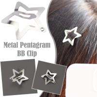 Star Hairpin Metal Bb Clips Y2K Student Side Clip Five-pointed Childrens Accessories Hair Star Hairpins Mini V6U3