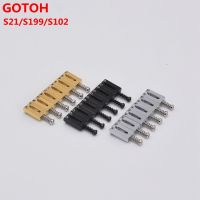 KR-1 Set Genuine Original GOTOH S21/S199/S102 Electric Guitar Bridge Steel Saddle 10.5MM/10.8MM/11.3MM For ST TL