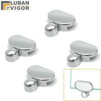 4pcsOval glass clip mirror supporting sheet fixed mirror clipmirrors/glass thickness: 3-5MM Bathroom Hardware