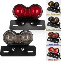 ☎✘ Motorcycle LED Tail Light Bike Durable Rear Brake Light Motorbike Waterproof Rear Stop Brake Lamp Motorcycle Accessories