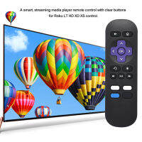 【support】 สตรีมมิ่ง Media Player รีโมทคอนโทรลไร้สาย IR Smart Controller สำหรับ Roku 1 2 3 4 LT HD XD XS Black