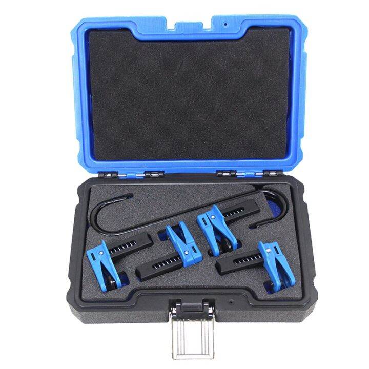 6pc-banjo-3-8inch-5-16inch-1-2inch-auto-steel-line-stopper-kit-2pc-caliper-hanger-set-disc-brake-caliper-repair-tool