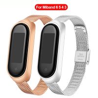 Metal Strap For Xiaomi Mi Band 6 5 4 3 Wrist Bracelet Stainless Steel Band for xiaomi Mi Band 6 5 4 3 Wrist Strap Watch Bracelet Straps