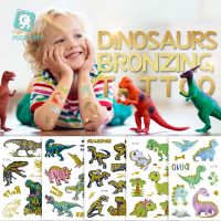 Rocooart Dinosaur Tyrannosaurus Temporary Tatoo Sticker Waterproof Fake Tattoo Tattoos Hand Foot Tatouage For Kids Children Boy Stickers