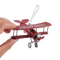 Vintage Biplane เครื่องบินขนาดเล็กรุ่น Wrought Iron ดีบุกเครื่องบิน Miniatures Figurines รถเครื่องประดับตกแต่งภายในตกแต่ง Desktop Home-gnxfnxfhnxfnxff