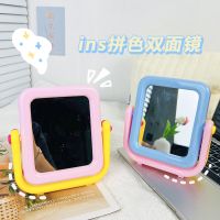 [COD] Korean ins cute make-up makeup mirror girl heart creative cartoon desktop female student dormitory