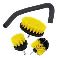 2 Set Car Accessories: 1 Pcs Suction Hose Tube &amp; 1 Set Cleaner Scrubbing Brushes