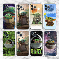 Funda Case For Apple iPhone 14 11 13 Pro Max 12 XR X XS 7 8 Plus SE 2020 6 6S Phone Cover Silicone Coque Star Wars Baby Yoda Sac  Screen Protectors