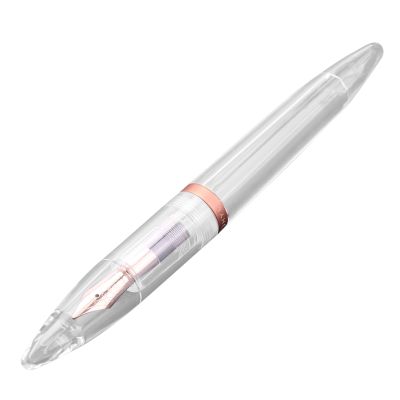 0.5mm Nib Fountain Pen with Eyedropper High Capacity Transparent Pens Office School Supplies for Student Writing Gifts Stationery