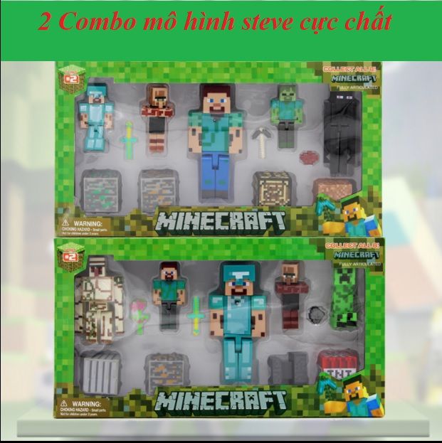 Đồ chơi LEGO Minecraft 21148  Mô Hình Minecraft Steve và Chim Vẹt LEGO  21148 Minecraft Steve BigFig with Parrot