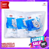 เอเวอร์กรีน สำลีก้อนกลม 40 กรัม แพ็ค 3 ห่อEvergreen Cotton Ball White Rabbit 40 G x 3 Packs