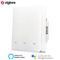 Lonsonho สวิตช์อัจฉริยะ Zigbee EU UK 220V Tuya Smartlife กดไฟแต่งรถผนังสวิตช์สนับสนุน Zigbee2mqtt Alexa Google Home