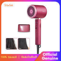 ShowSee Household hair dryer Negative ion hair care hair dryer ความเร็วลมสูงเสียงรบกวนต่ำ ไดร์เป่าผมเรียบเนียน อัพเกรด Thermostatic Hair Hair ท่ออากาศสั้นพิเศษ A11-R