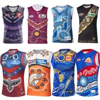 22/23 Top quality embroidered jerseys AFL Australian crow geelong cat vest mountain zha eagle Richmond Collingwood Essen team football clothes