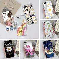 เคสสำหรับ Oppo A1k สีสันสดใสเคสซิลิโคนนิ่มเดซี่เด็กผู้หญิงสายรุ้งที่บางเฉียบฝาหลังโปร่งใสกันกระแทกสบายสำหรับ OppoA1k 1 K A 1 K A1 K มือถือ TPU เคสกันกระแทกเคสโทรศัพท์
