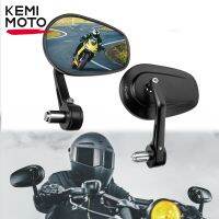 ■♨E24กระจกบาร์ Kaca Spion Motor ท้ายอเนกประสงค์สำหรับ R1200GS R1250GS BMW สำหรับ Kawasaki Z1000 Z750สำหรับฮอนด้า CB1000R CB600F