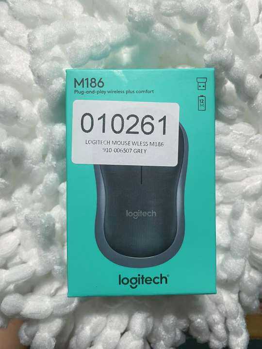 Logitech M186 Wireless Mouse, 2.4ghz with USB mini receiver | Lazada PH