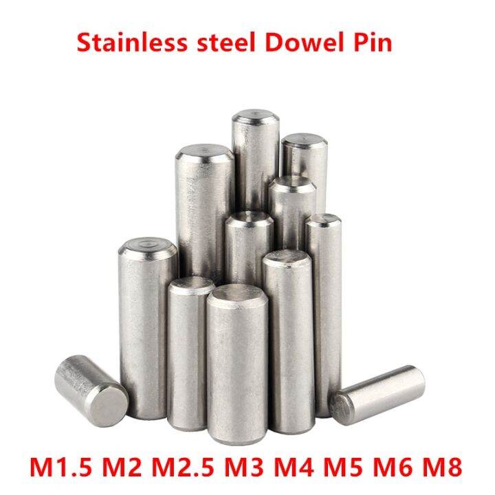 【SALE】 rv4493 5pcs/100pcs 304 stainless steel Dowel Pin M1.5 M2 M2.5 M3