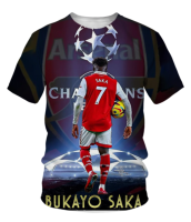 T SHIRT   Arsenal Custom Personalized 3D Tshirt 02