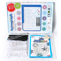 Spirograph Drawing Toys set with 3pcs Pens + 22 Accessories Draw Spiral Designs Interlocking Gears &amp; Wheels, For s and Kid