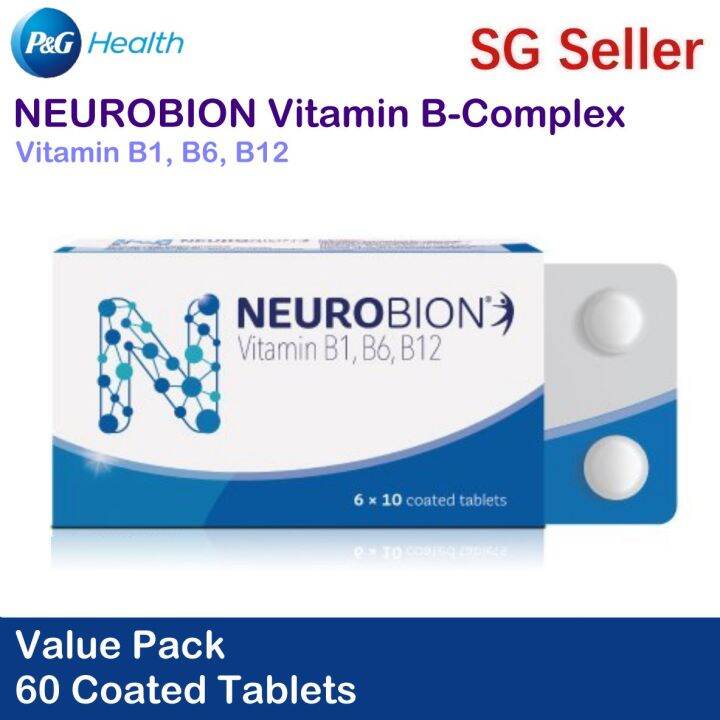 NEUROBION Vitamin B-Complex – Vitamin B1 , B6 , B12 – Value Pack 60 ...