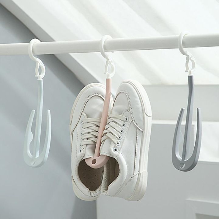 cc-1pc-multi-purpose-shoes-storage-hanger-swivel-drying-hanging-rack-organizer-supplies