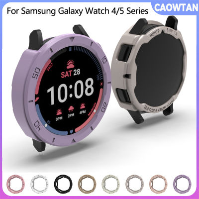 เคสสำหรับ Samsung Galaxy Watch 4/5/5pro เคสป้องกันอุปกรณ์ป้องกันหน้าจอ TPU สำหรับ Galaxy Watch 5เคสขนาด44/40มม.