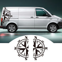 Mountain adventurers compass graphics car sticker is suitable for the camper T4 VW transporter T5 T6 ford transit accessories