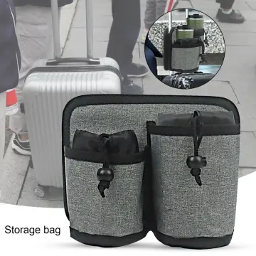 Travel Traveler Suitcase Luggage Cup Holder Drink Caddy Hold Two Coffee  Mugs