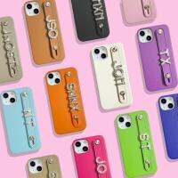 เคสโทรศัพท์หนังตัวอักษรเพชรเงินนามบัตรแบบสั่งทำสุดหรูสำหรับ Iphone 13 12 11 Pro Max Mini 7 8 Plus X XS Se