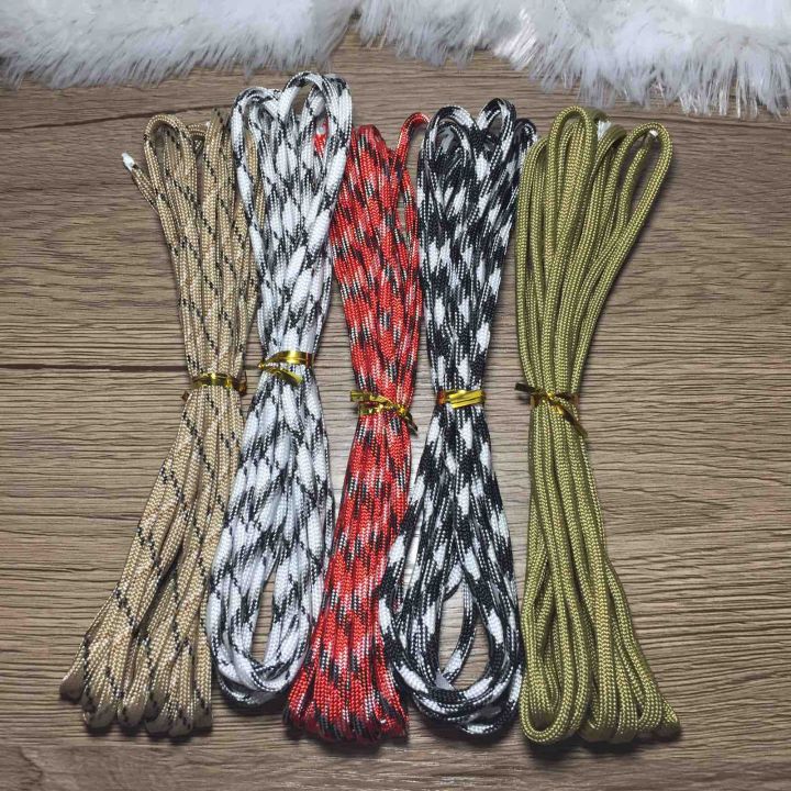 3 meter (10 ft) Paracord 4mm thick DIY outdoor strap 5 inner stands ...