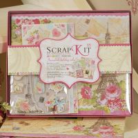 ENOGREETING floral diy photo album kit with paper stickers to do own picture  Photo Albums