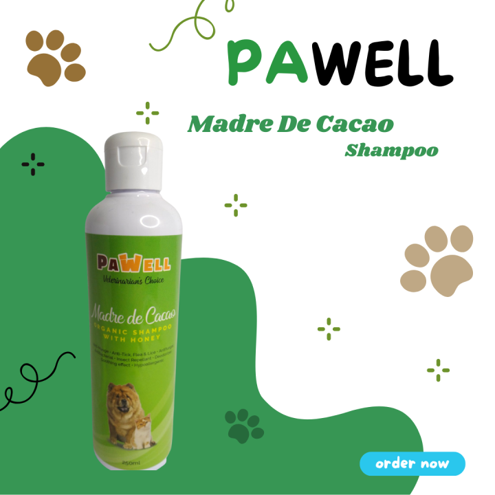 [CL REYES AGRIVET] PAWELL MADRE DE CACAO SHAMPOO / SHAMPOO FOR DOGS AND